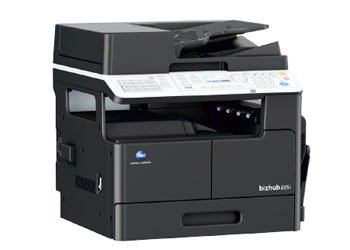 Konica Minolta Bizhub 205 monochrome multifunction printer for office use