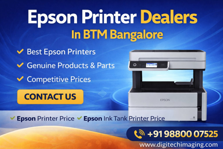 Epson Printer Dealers in BTM Bangalor