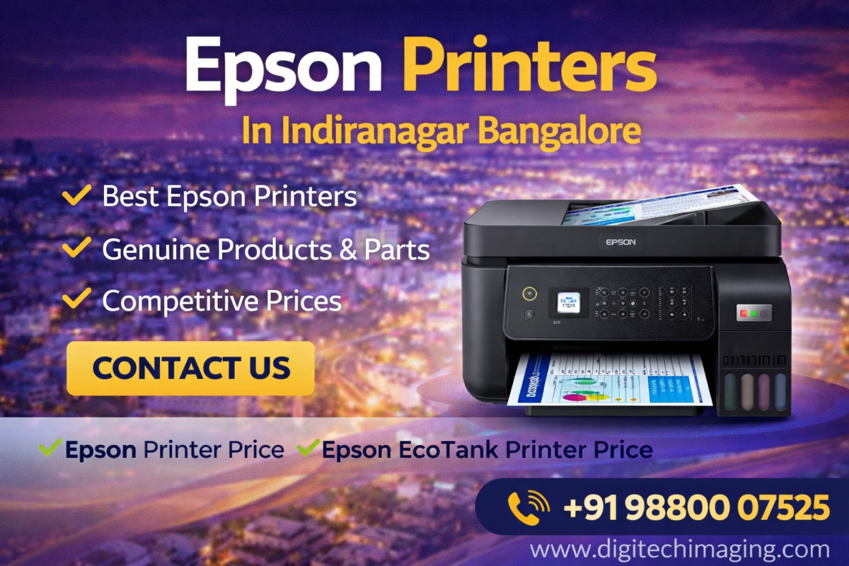 Epson Printers in Indiranagar Bangalore – Best Epson EcoTank Printer Price Sales Service Digitech Imaging