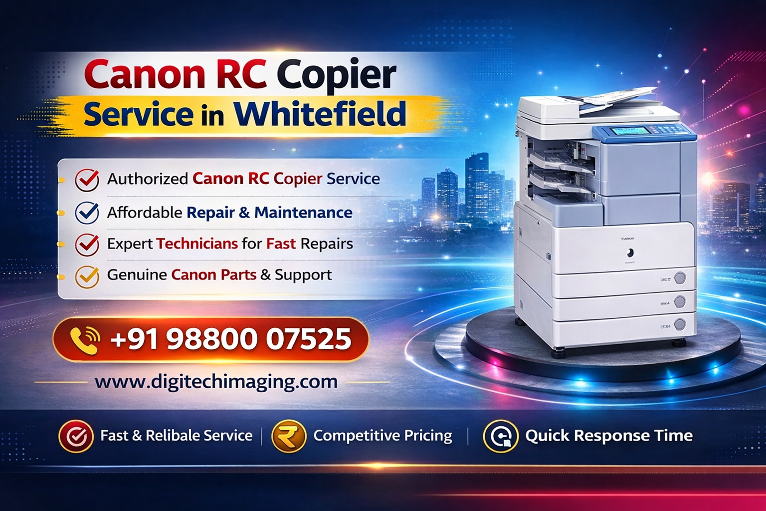 Canon RC Copier Service in Whitefield
