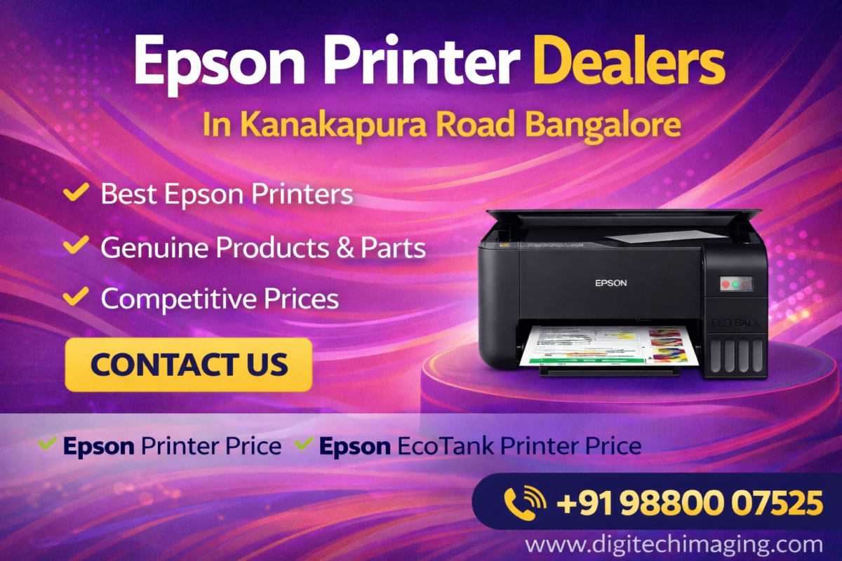 Epson Printer Dealers in Kanakapura Road Bangalore best price EcoTank printer store genuine Epson printers Digitech Imaging Bangalore