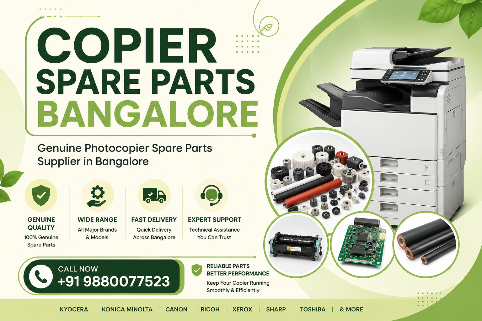 Copier Spare Parts Bangalore Genuine Photocopier Spare Parts Supplier in Bangalore
