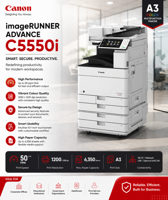 Canon imageRUNNER ADVANCE C5550i Colour Photocopier in Bangalore