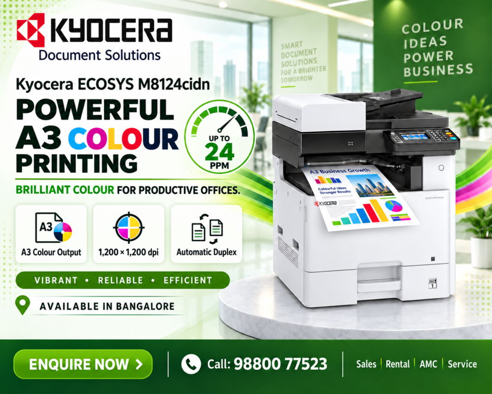 Kyocera ECOSYS M8124cidn Color Multifunctional Machine