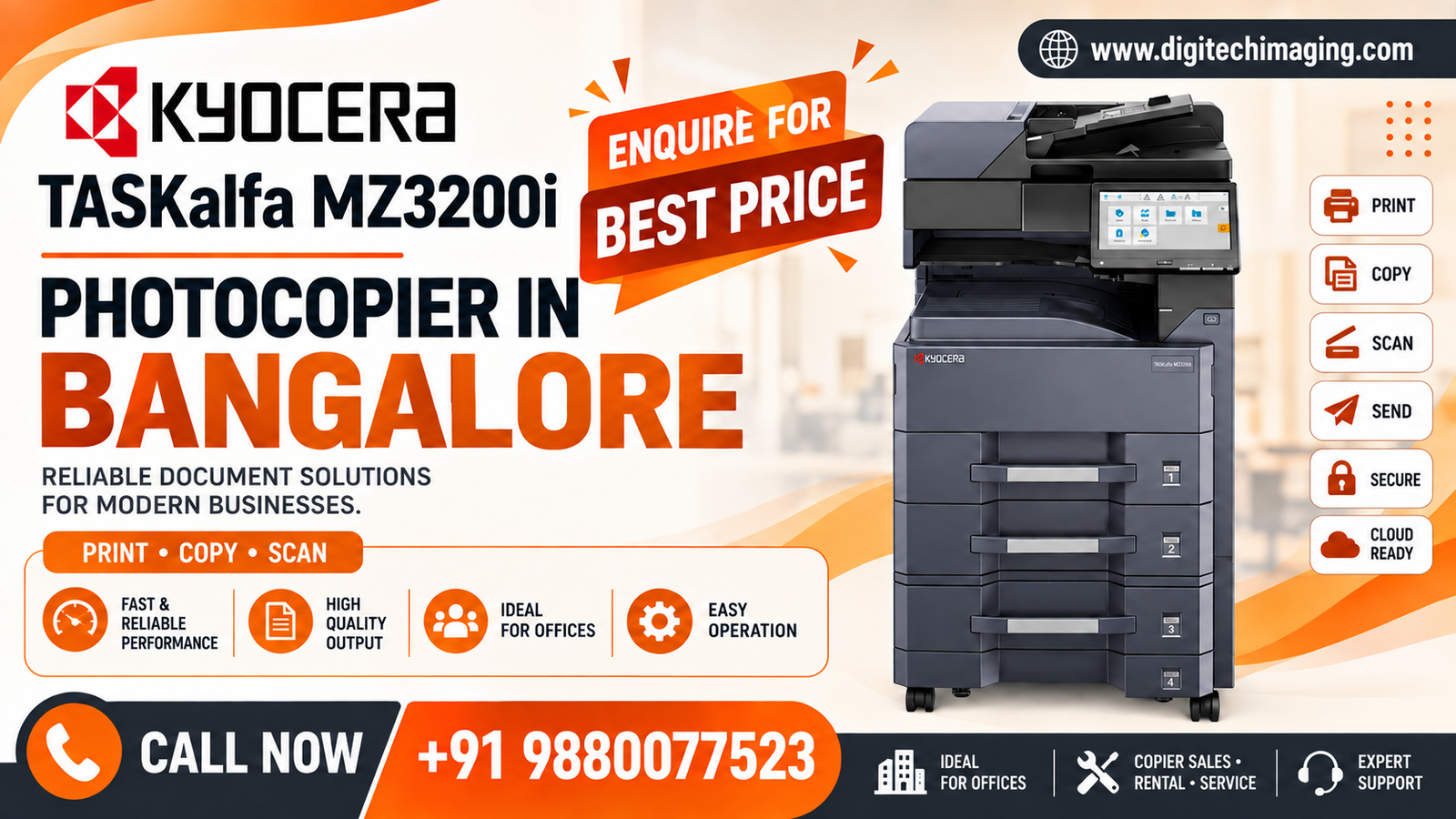 Kyocera 3200i Photocopier Bangalore