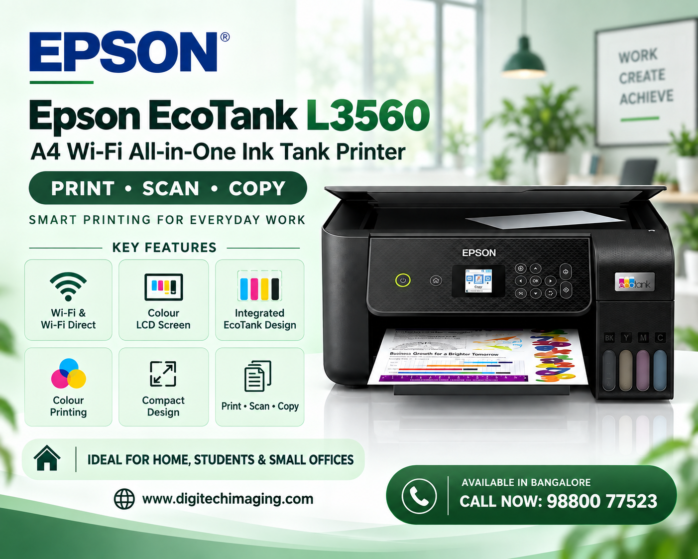 Epson EcoTank L3560 in Bangalore