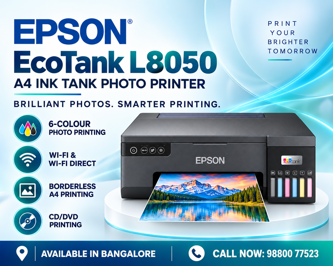 Epson EcoTank L8050 in Bangalore